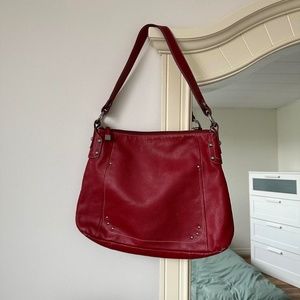 Vintage 90s Designer Soprano 100% Genuine Leather Shoulder Bag